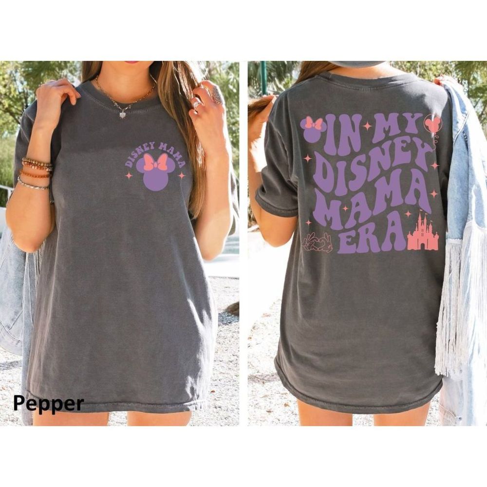 In My Disney Mom Era Shirt Minnie Mouse Mom Shirt Disney Mom Shirt 2 Sided Shirt